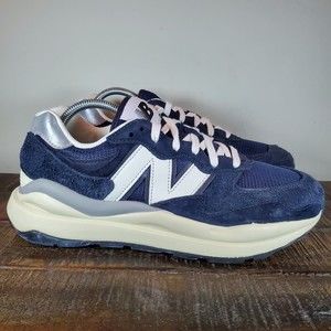 New Balance 57/40 Running Shoes Mens 8.5 M5740VLB Eclipse Navy Blue Cream